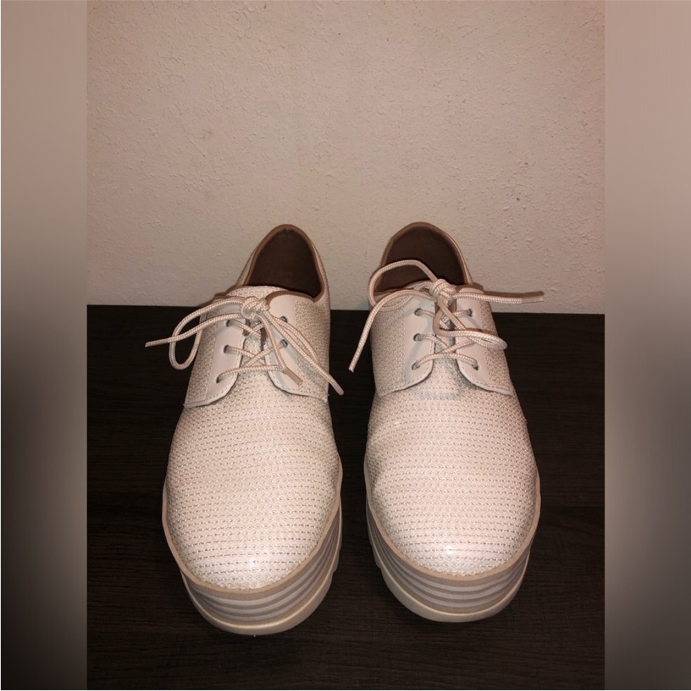 White sequin sneakers